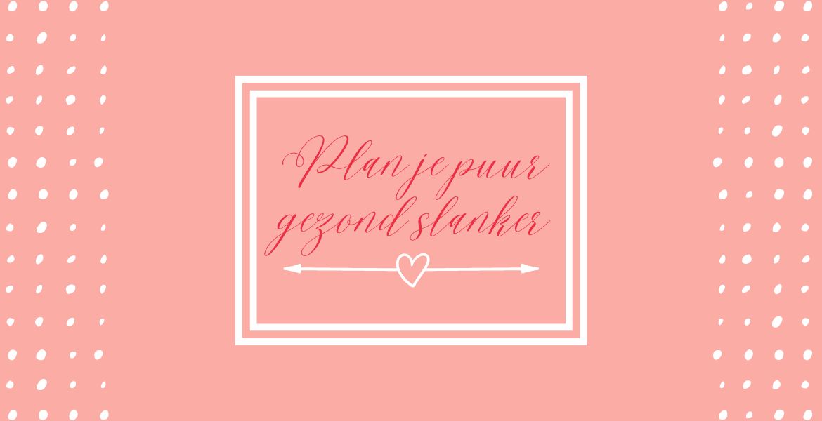 Plan je puur gezond slanker programma