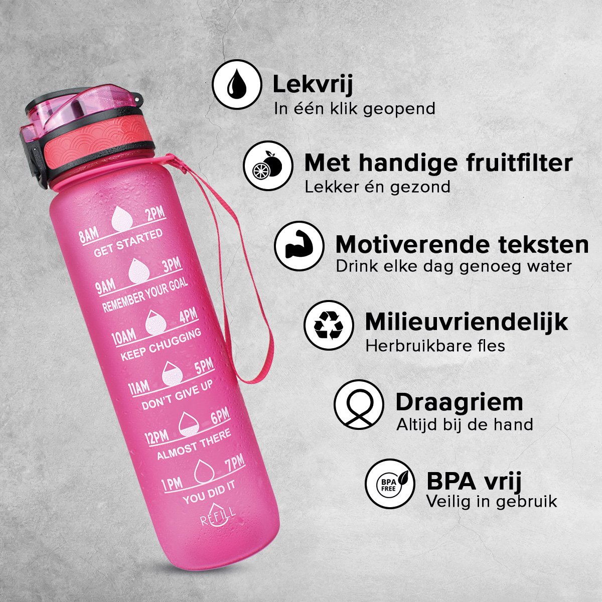 Meer water drinken