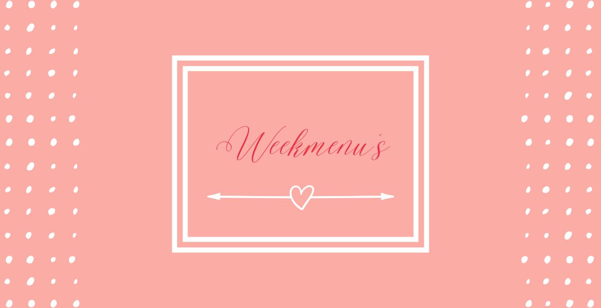 Plannen en weekmenu's
