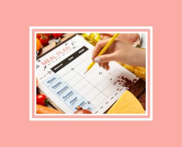 Weekmenu met planner en boodschappenlijst