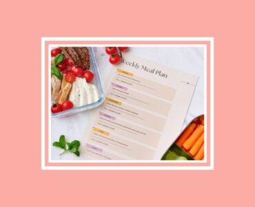 Weekmenu voor vrouwen die willen afvallen
